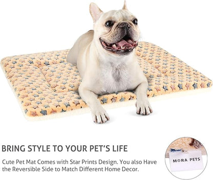 Mora Pets Dog Bed Crate Pad Ultra Soft 29 x 21 inch
