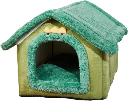 QWINEE Dinosaur Design Cat Dog Bed Pet Tent