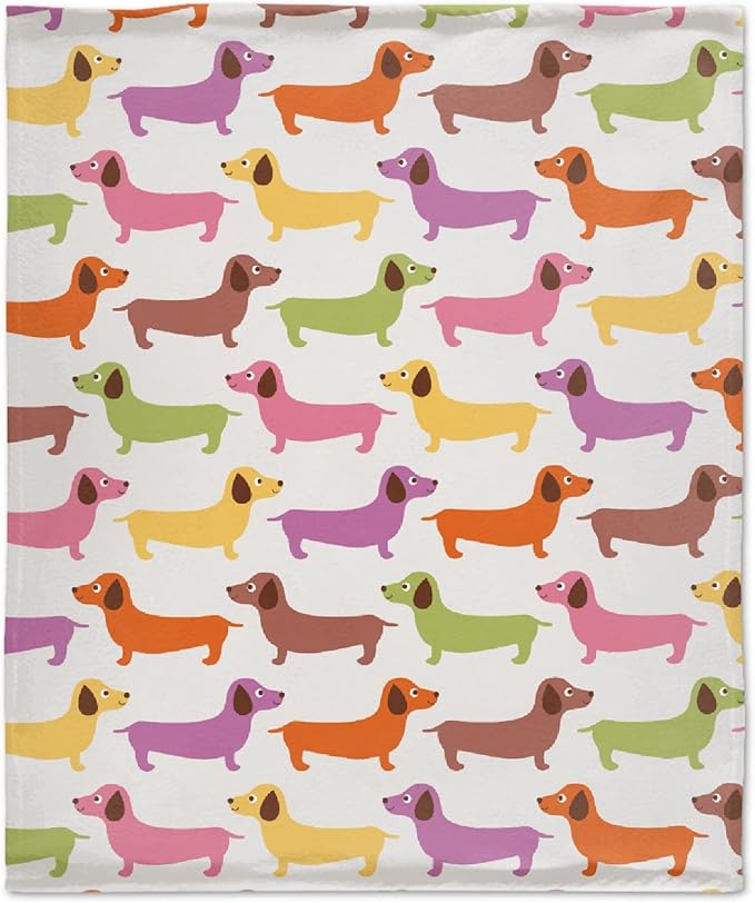 Dachshund Dog Blankets Puppy Blanket 60x50 in