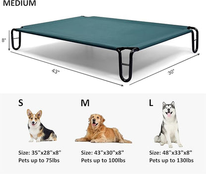 Elevated Dog Bed 43 x 30 x 8 inches
