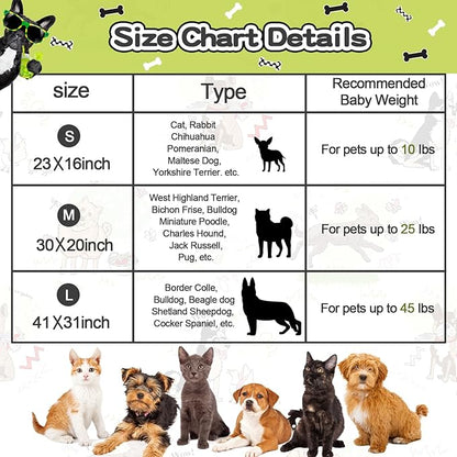 Rezutan Upgraded Dog Blankets for Large Dogs, 3 Pack Dog Cat Flannel Blankets Washable, Soft Pet Mat Throw Cover for Kennel Crate Bed, Cute Paw Pattern, Dog Blanket, Pet Blanket 31" x 41"