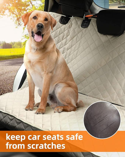 PETICON Waterproof Scratchproof Pet Bench Seat Covers for Cars