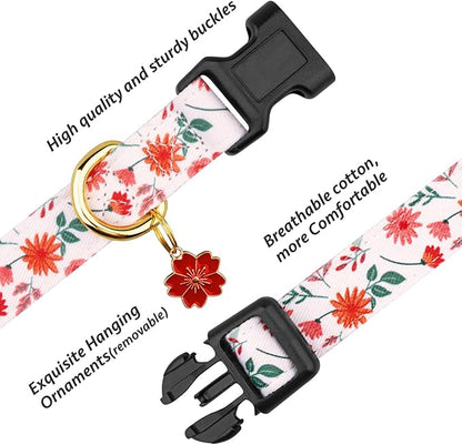 Cotton Handmade Dog Collar Cute and Distinctive Patterns