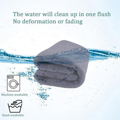 REEZEIVI Washable Dog mat with Anti-Slip Bottom 3D air Mat,Grey(40 x 28 inch)