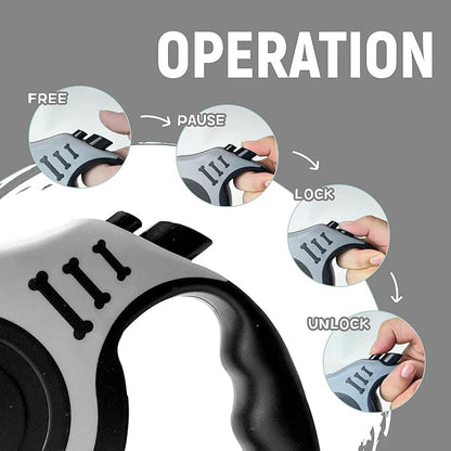 Retractable Dog Leash Automatic Telescopic Tractor Dog Tape 10/16 FT