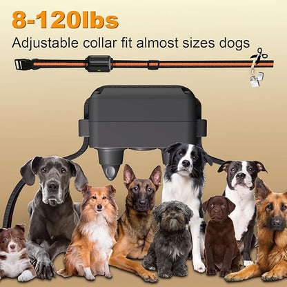 Dog Shock Collar 3300FT 4 Channels Dog Training Collar with Remote for 8-120lbs Small Medium Large Dogs