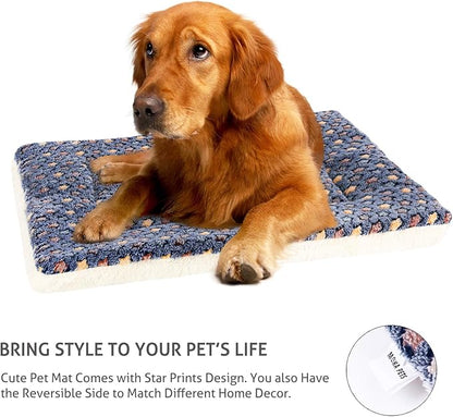 Mora Pets Dog Bed Crate Pad Ultra Soft 35 x 22.8 inch