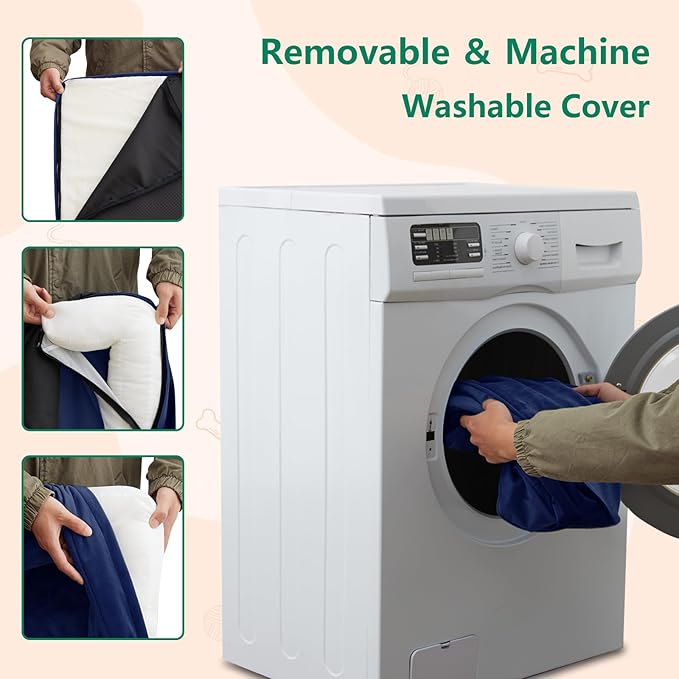 Large Dog Bed Washable Orthopedic Dog Beds 50 lbs…
