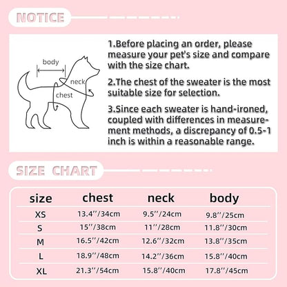 Dog Pullover Sweater