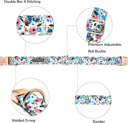 Lionheart glory Dog Collar Pink Flower Dogs Collar