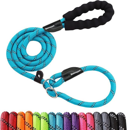 Slip Leads Dog Leash 4/5/6 FT (1/2''- 6FT,