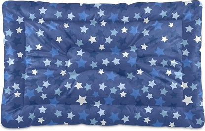 Stars Pet Bed Pad Soft Dog Bed Mat with Anti-Slip Bottom
