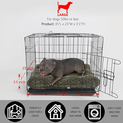 Dog Crate Bed 36 x 24 Crate Pads 70 lbs