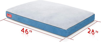 BRINDLE Teal Shredded Memory Foam Pet Bed