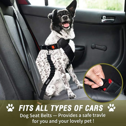 COOYOO Dog Seat Belt 3 Piece