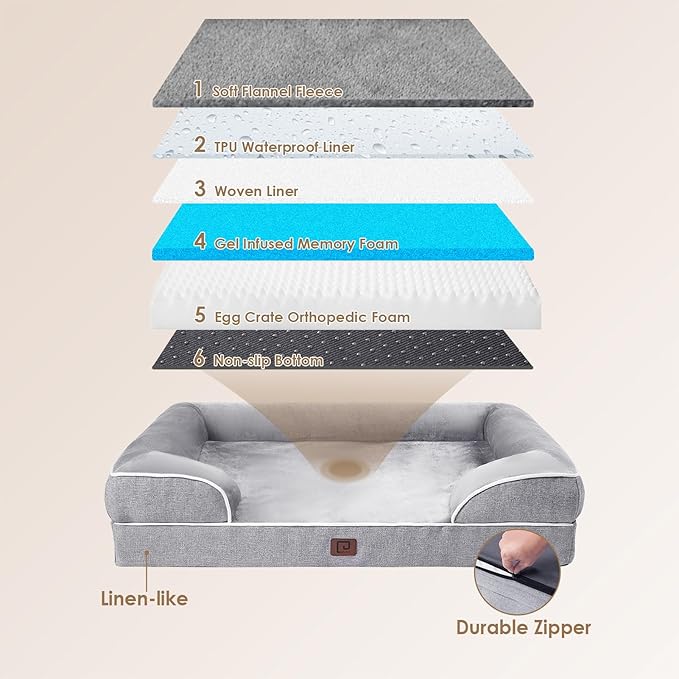 EHEYCIGA Orthopedic Dog Beds for Extra Large Dogs