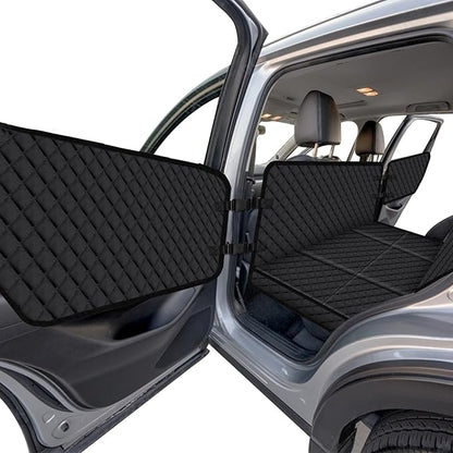 Lekereise Truck Dog Car Seat Cover for Back Seat with Embedded Side Door Mat