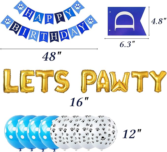 STMK Dog Birthday Party Supplies