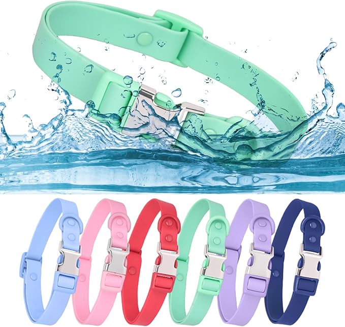 Waterproof Dog Collar Soft Rubber Dog Collar