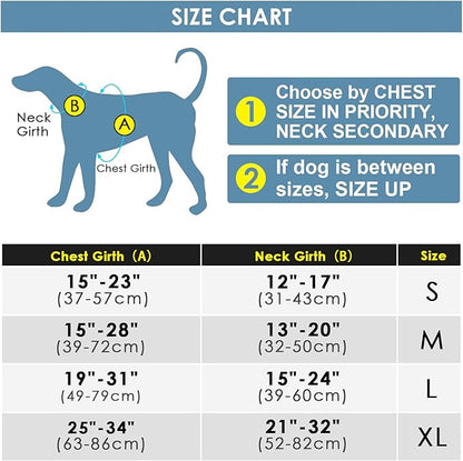 ThinkPet No Pull Harness Breathable Sport Harness with Handle-Dog Harnesses Reflective Adjustable for Medium Large Dogs,Back/Front Clip for Easy Control M Dark Red