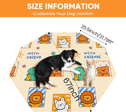 PJYucien Reusable Pee Pads for Dogs 26'' Per 67'' Diagonal 24'' Width 8 Panels