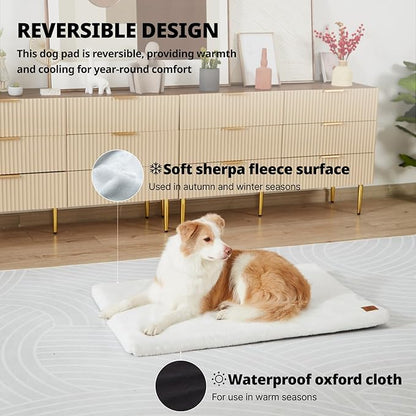 Memory Foam Dog Crate Pad 42-inch Dog