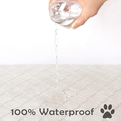 fuguitex Waterproof Dog Blanket Bed Cover Dog Crystal Velvet Moroccan Fuzzy Cozy Plush Pet Blanket Throw Blanket for Couch Sofa(68 * 82 inch