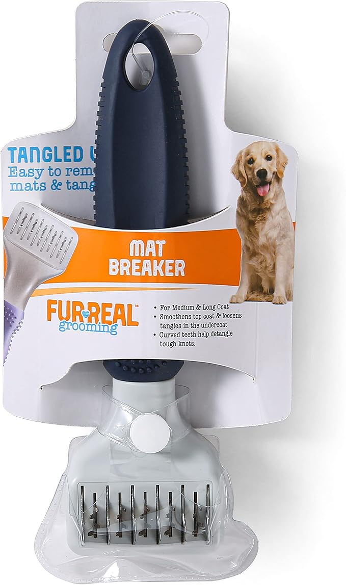 FurReal Mat Breaker Dog Grooming Tool Pet Brush (FF10524)