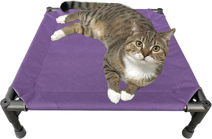 Love&go Elevated Dog Bed with Metal Frame Small-18.5x18.5x5.5 inch)