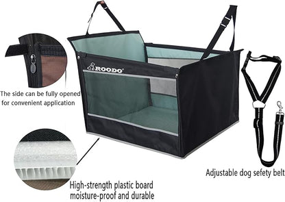 ROODO Dog Car Seat for Large Medium Dogs