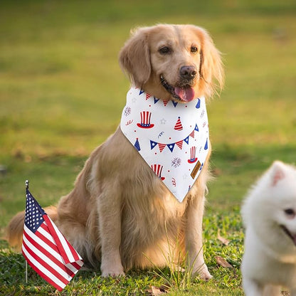 4th of July Dog Bandanas 2 Pack