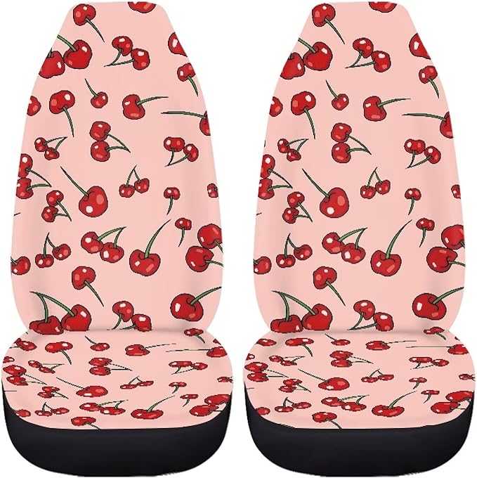 Cherry Car Seat Covers Full Set of 2