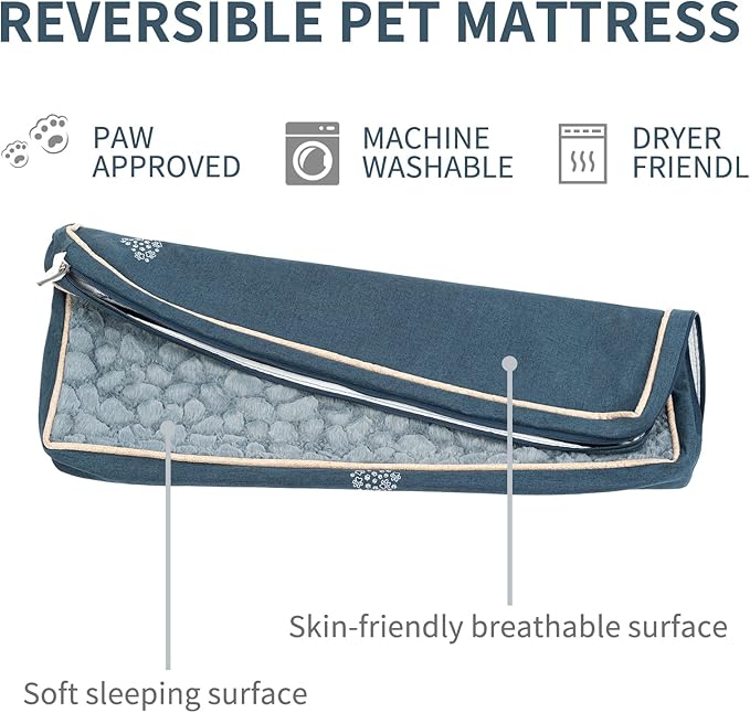 VANKEAN Waterproof Dog Crate Pad Bed Mat Reversible (Cool & Warm)
