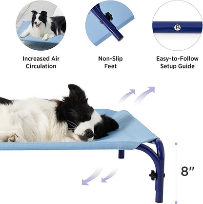 Lesure Elevated Raised Outdoor Dog Bed 49"