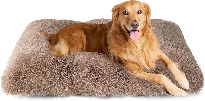 EHEYCIGA Fluffy Dog Crate Pad