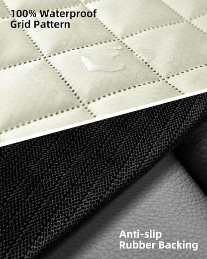 PETICON Waterproof Scratchproof Pet Bench Seat Covers for Cars