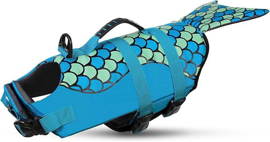 Queenmore Mermaid Dog Life Jacket