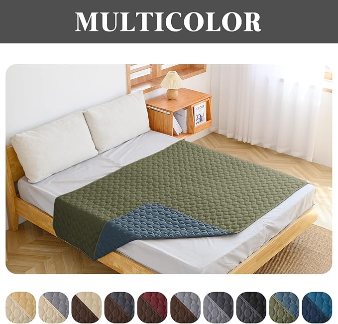 Dog Bed Cover Reversible Waterproof 100% Pet Blanket