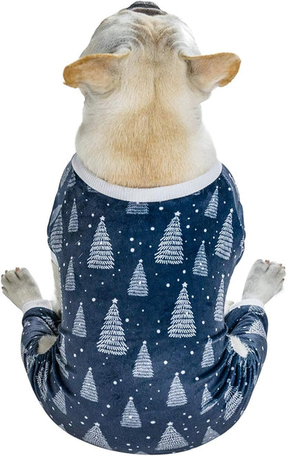 CuteBone Dog Pajamas Christmas Clothes Pjs for Small P110S