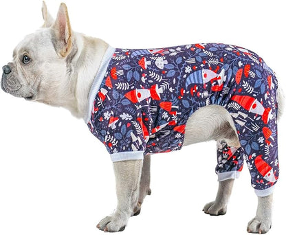 CuteBone Dog Pajamas Christmas Clothes Pjs for Small P107XL