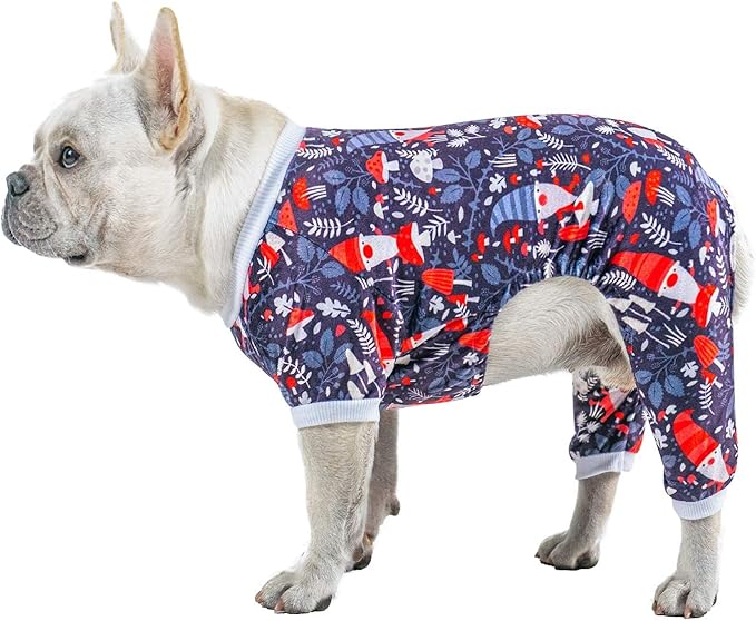 CuteBone Dog Pajamas Christmas Clothes Pjs for Small P107M