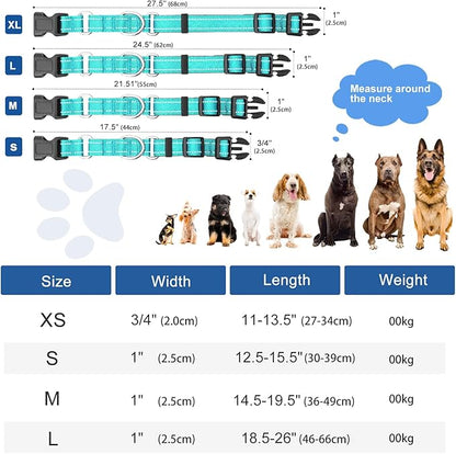 Reflective Martingale Dog Collars. Dog Collar with Quick