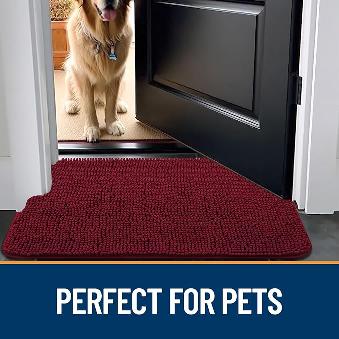 OLANLY Dog Door Mat for Muddy Paws 59x24