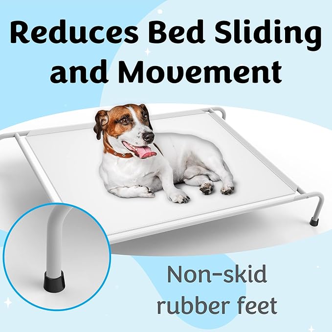 IMPRESA [4 Pack 1” Wide Elevated Dog Bed Feet to Protect Floors