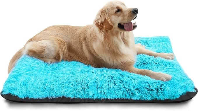 KISYYO Dog Beds for Medium Dogs Fixable Deluxe Cozy Dog Kennel Beds for Crates Washable Dog Bed 30 x 19 x 3 Inches,