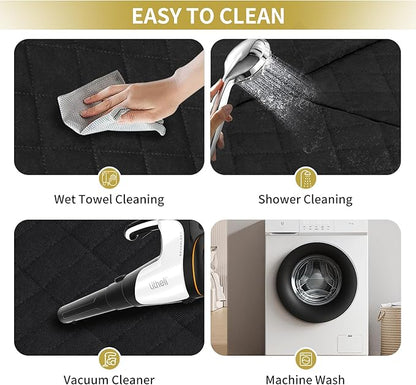 Easy-Going Waterproof Back Seat Extender for Dogs (53"x48", Black)