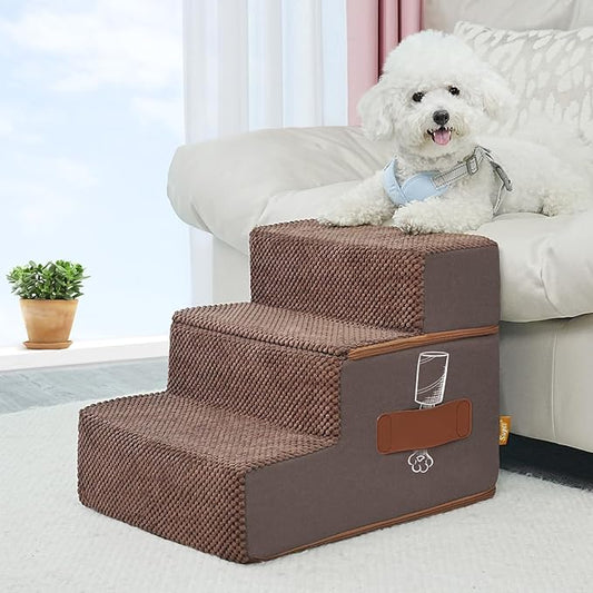 Supet Dog Stairs for Small Medium Large Dogs to Get on Bed