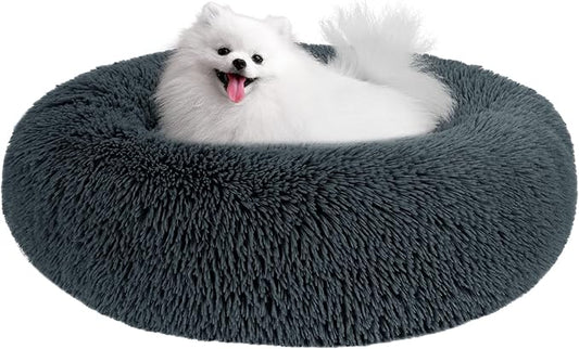 Small Dog Bed Washable.(Gray,20"/23"/30")