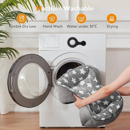 SIWA MARY Dog Bed for Large Size Dogs L(35"x25"x9") Gray