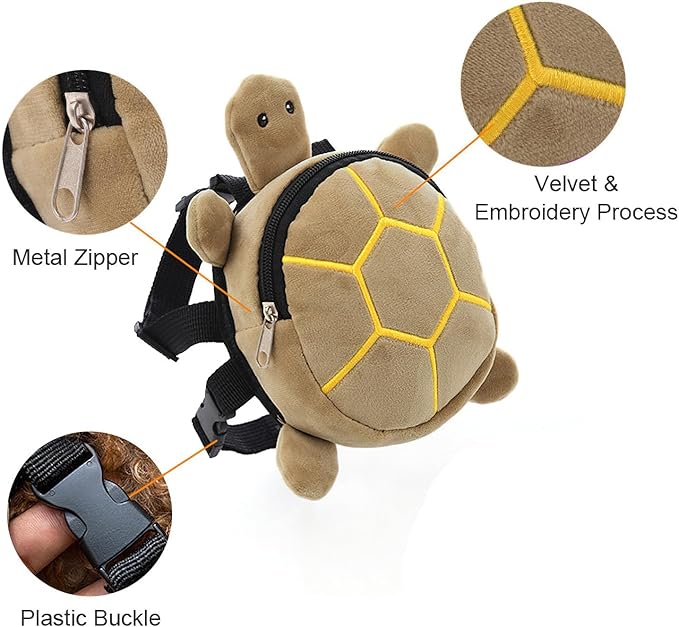 Dog Backpack Harness Puppy Self Carrier Bag Adjustable Pet Saddle Bag with D-Ring for Camping Hiking Daily Walking, Yellow